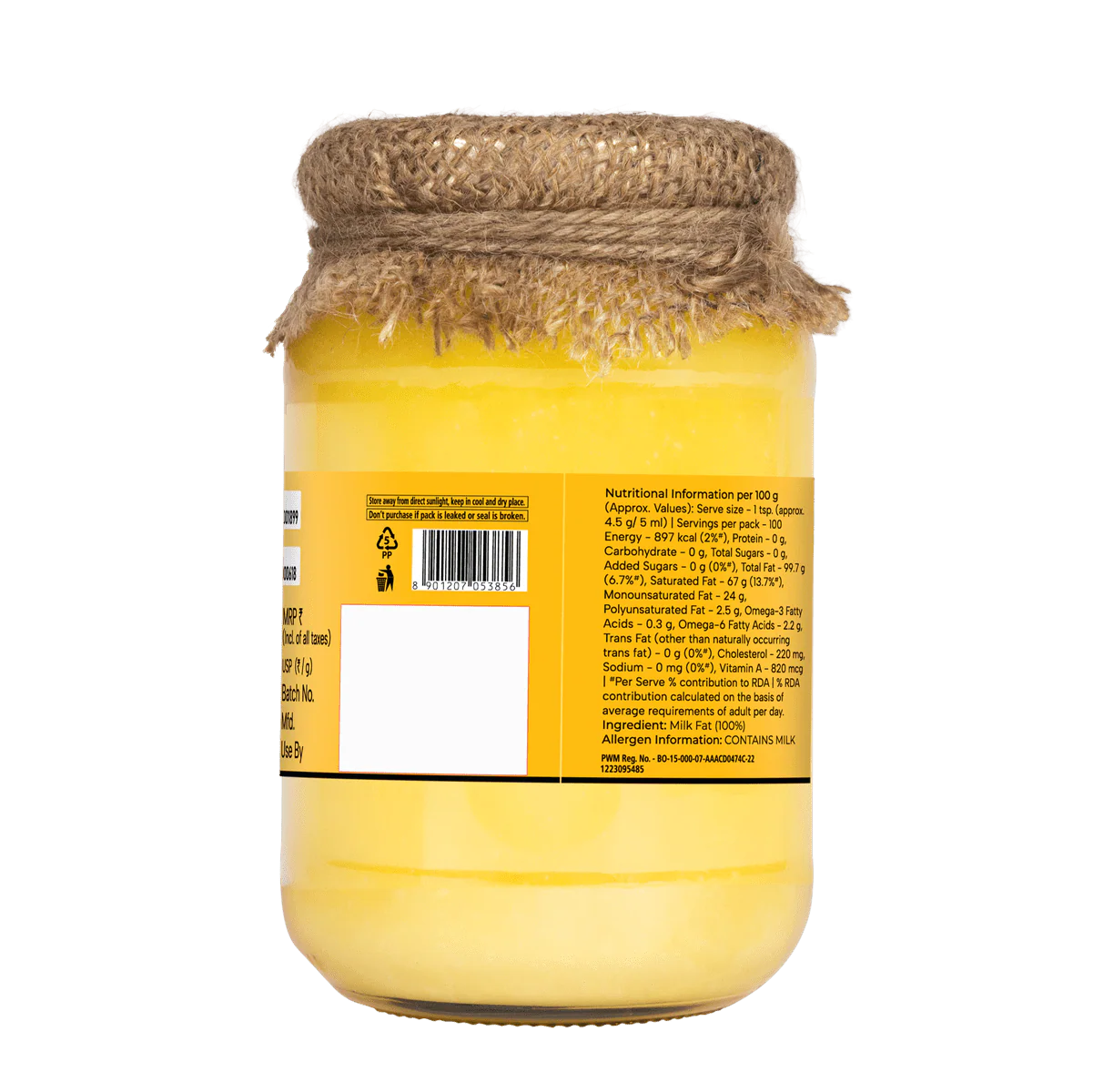 Dabur A2 Cow Ghee | Rich in Vitamin A & Antioxidant | Bilona method | Helps balance Vata & Pitta Dosha | Made from desi cows Milk - Image 8