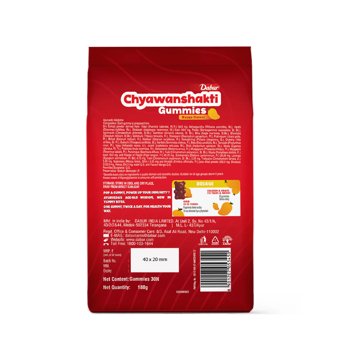Dabur Chyawanshakti Gummies Mango - Image 3