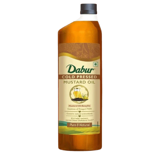 Dabur Cold Pressed Mustard Oil | Rich in Omega 3 & 6 | Healthy, Pure & Flavorful Cooking Oil - Image 5