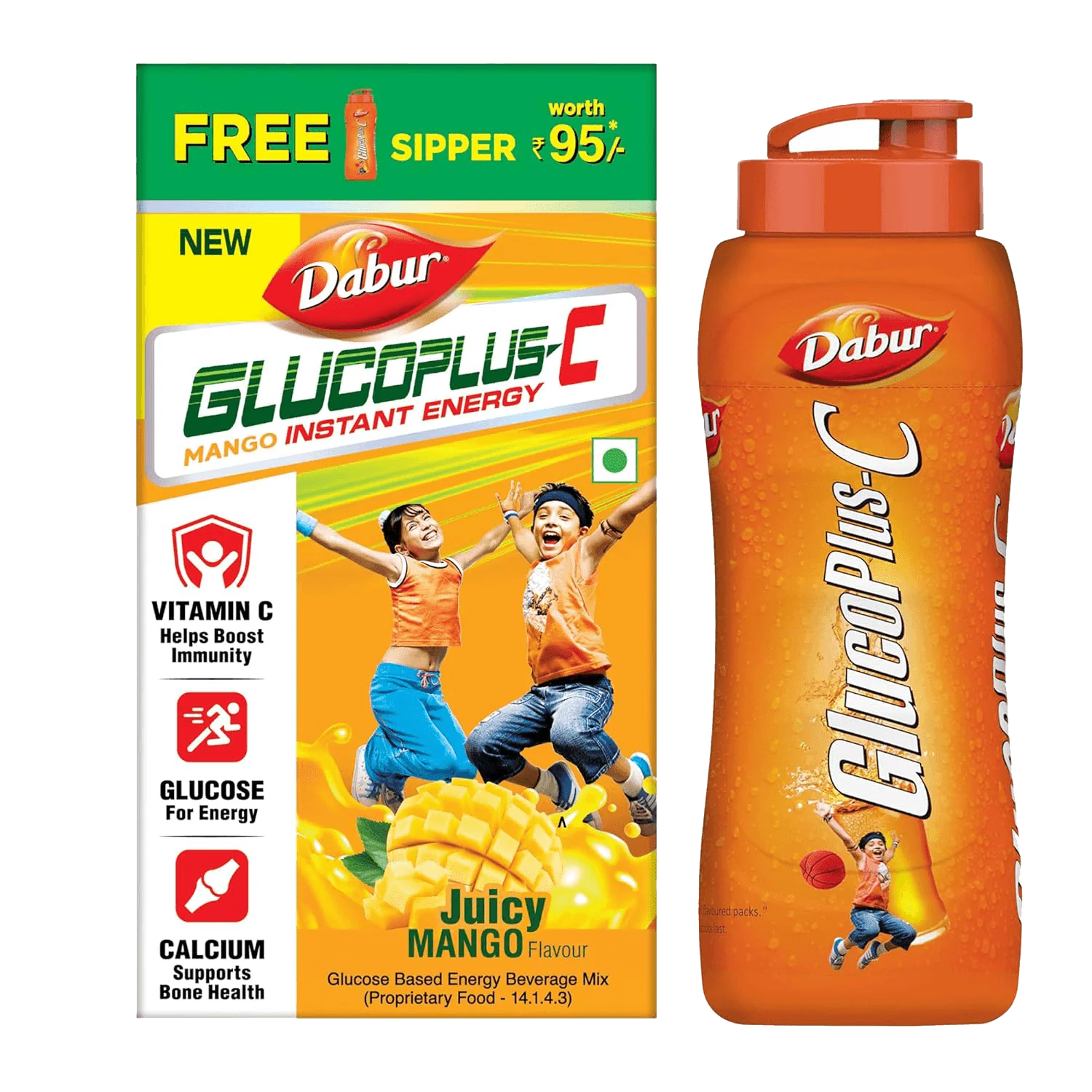 Dabur GlucoPlus-C Mango with Free Sipper