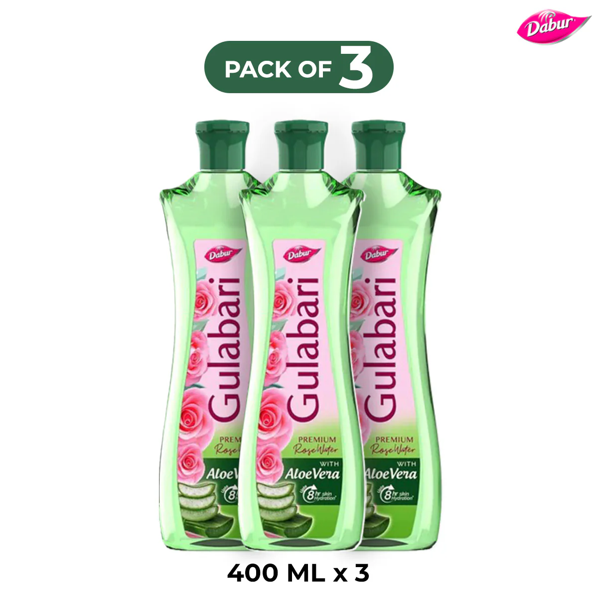 Dabur Gulabari Premium Rose Water with Aloe Vera - Image 3