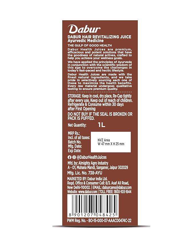 Dabur Hair Revitalizing Juice - Hair Growth & Fall Control - Image 7