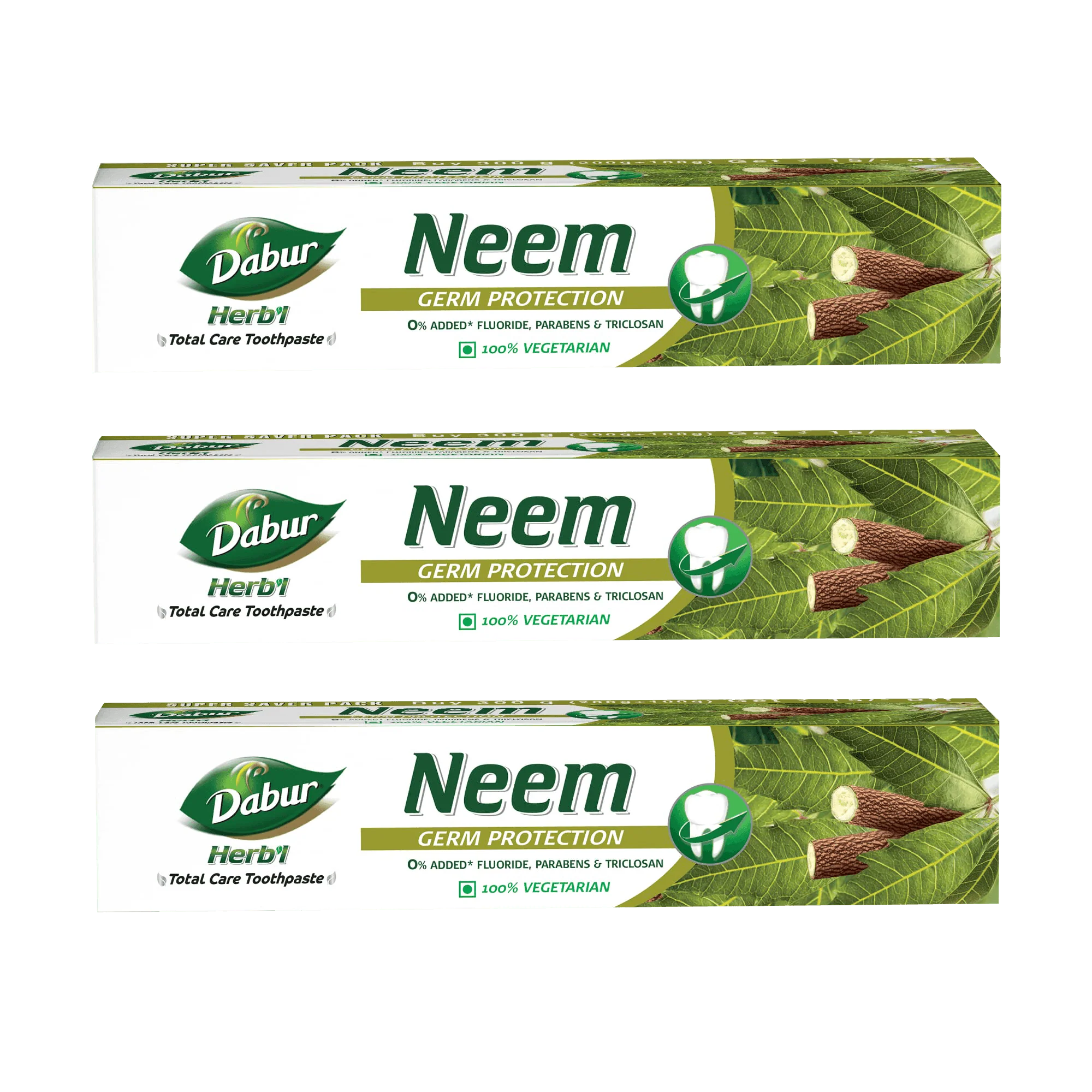 Dabur Herb'l Neem Germ Protection Toothpaste - Image 2
