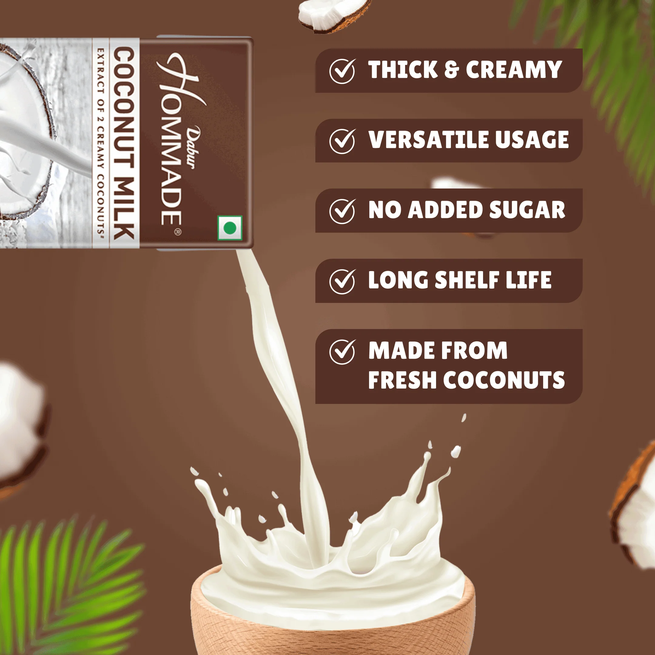 Dabur Hommade Coconut Milk - Image 5