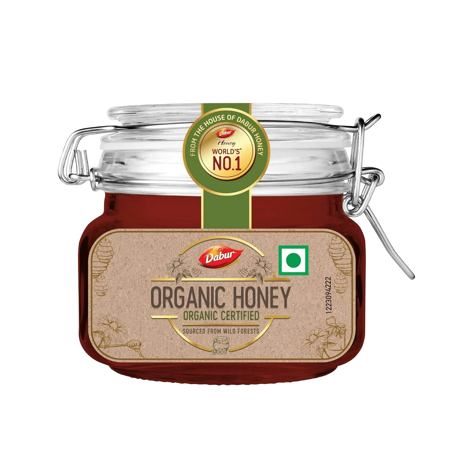 Dabur Organic Honey Clip Jar