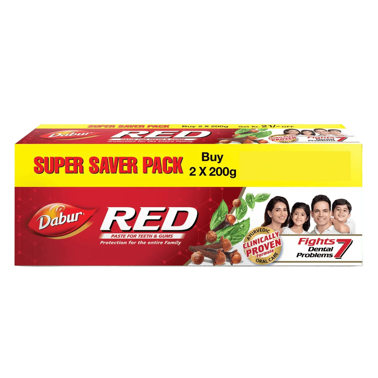 Dabur Red Toothpaste (Pack of 2) - Image 4