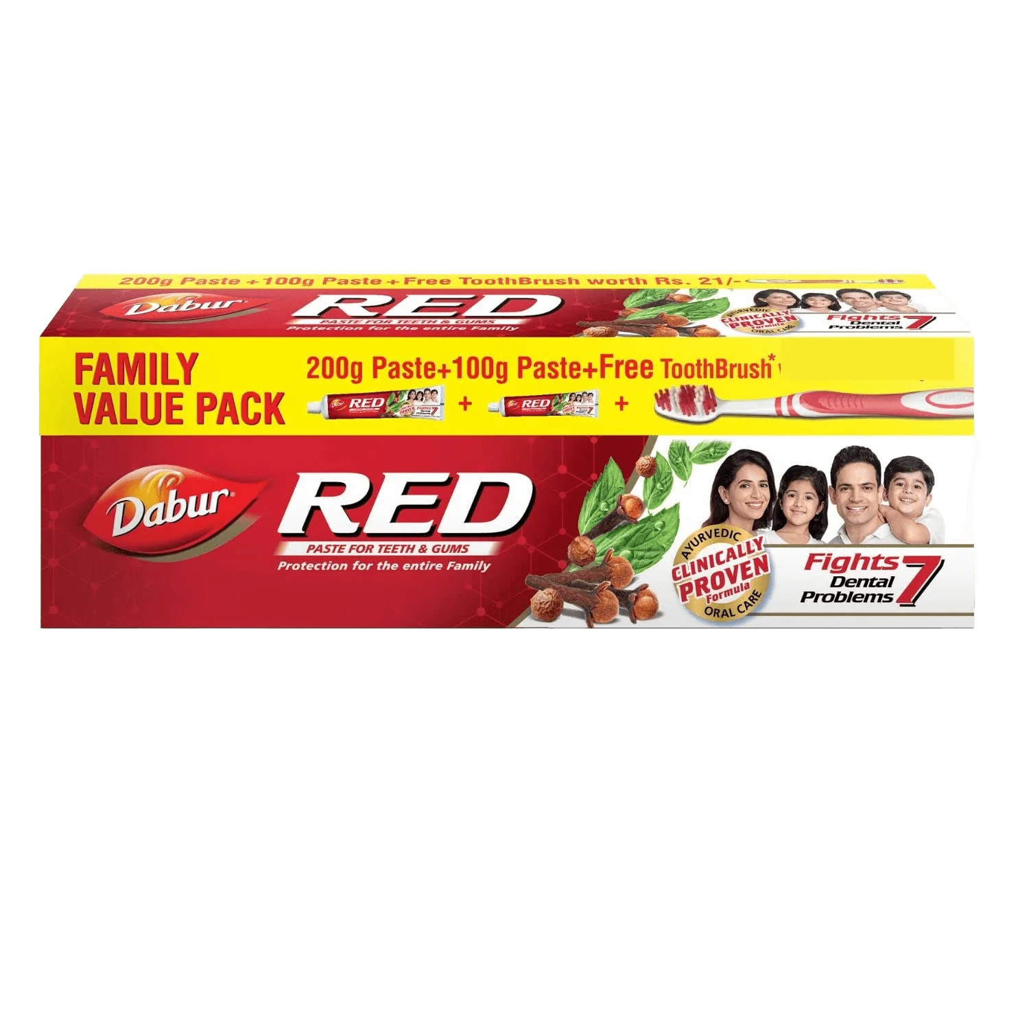 Dabur Red Toothpaste Family Pack
