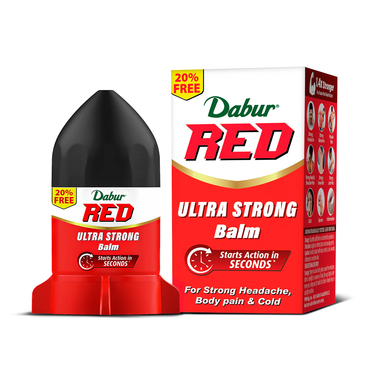 Dabur Red Ultra Strong Balm - Image 2