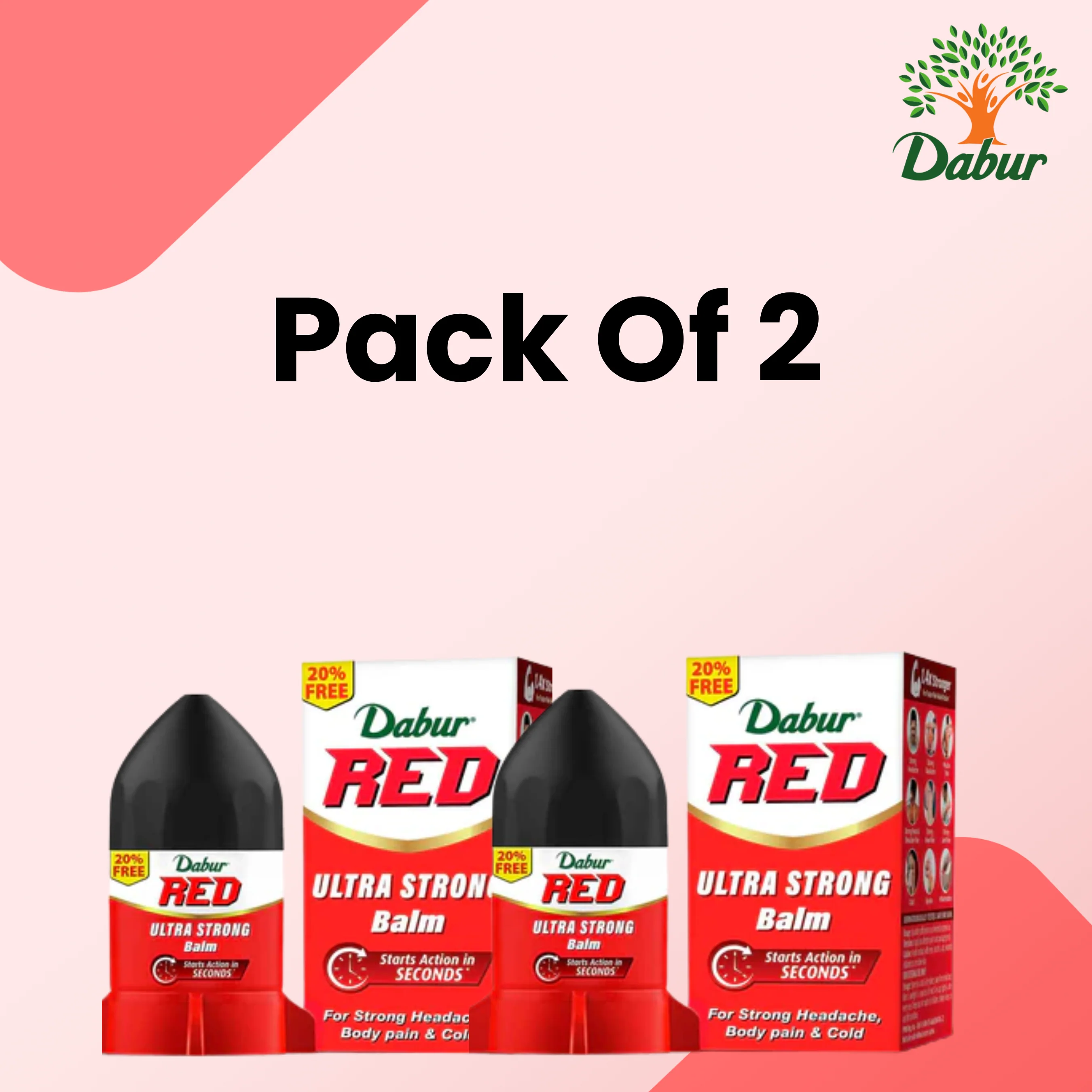Dabur Red Ultra Strong Balm - Image 3
