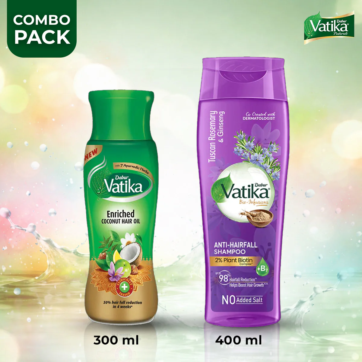 Vatika Anti-Hairfall Care Duo