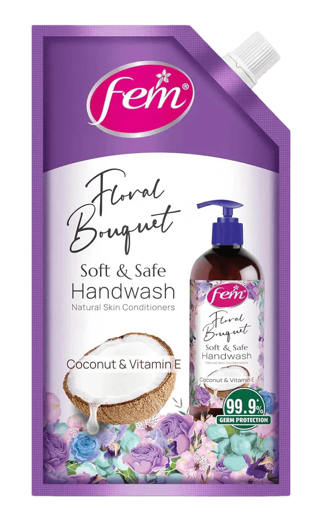 Fem Floral Bouqet Soft & Safe Handwash - Image 5