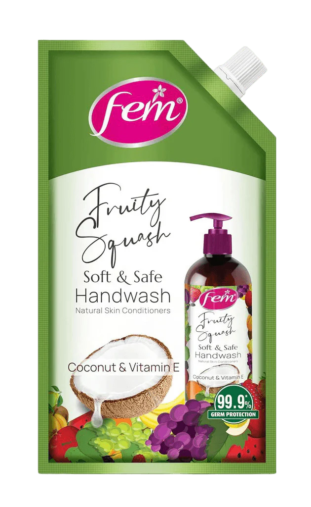 Fem Fruity Squash Soft & Safe Handwash - Image 3