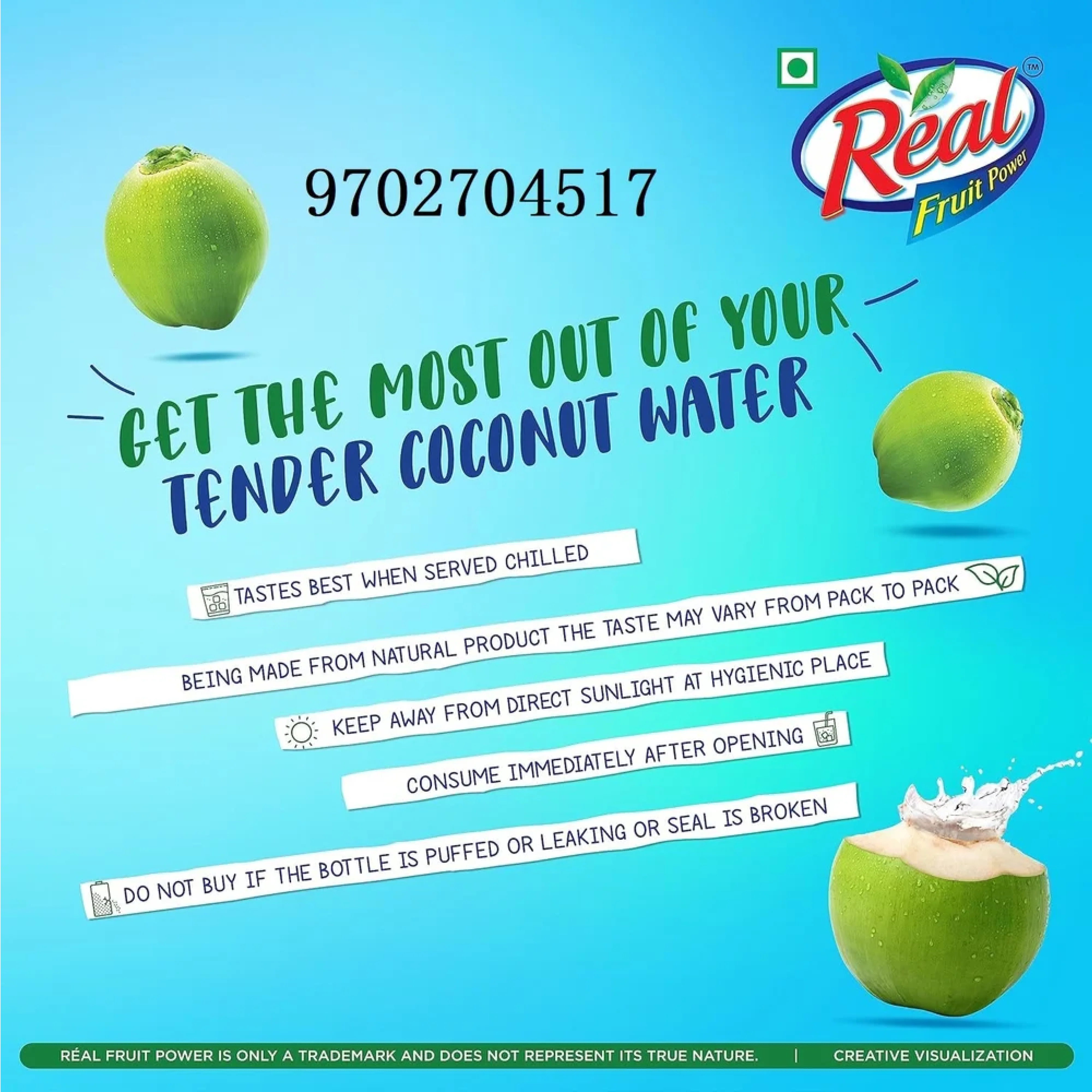 Real Activ Coconut Water (Pack of 2) - Image 6